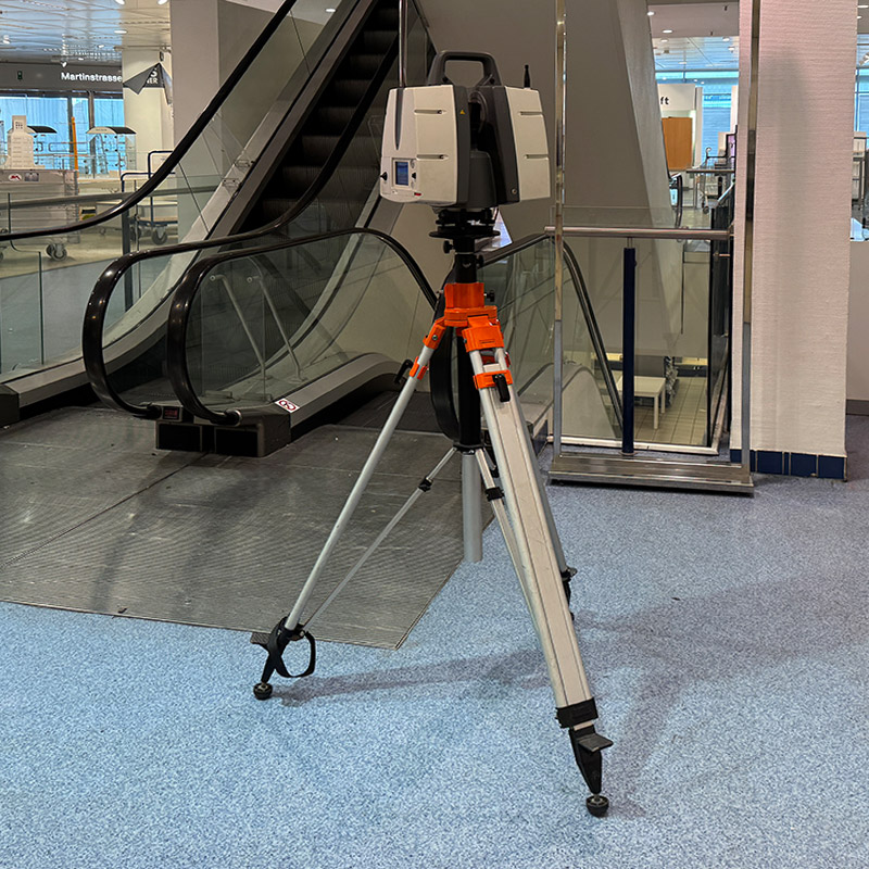 3d Gebäudeaufmaß, Laserscanning